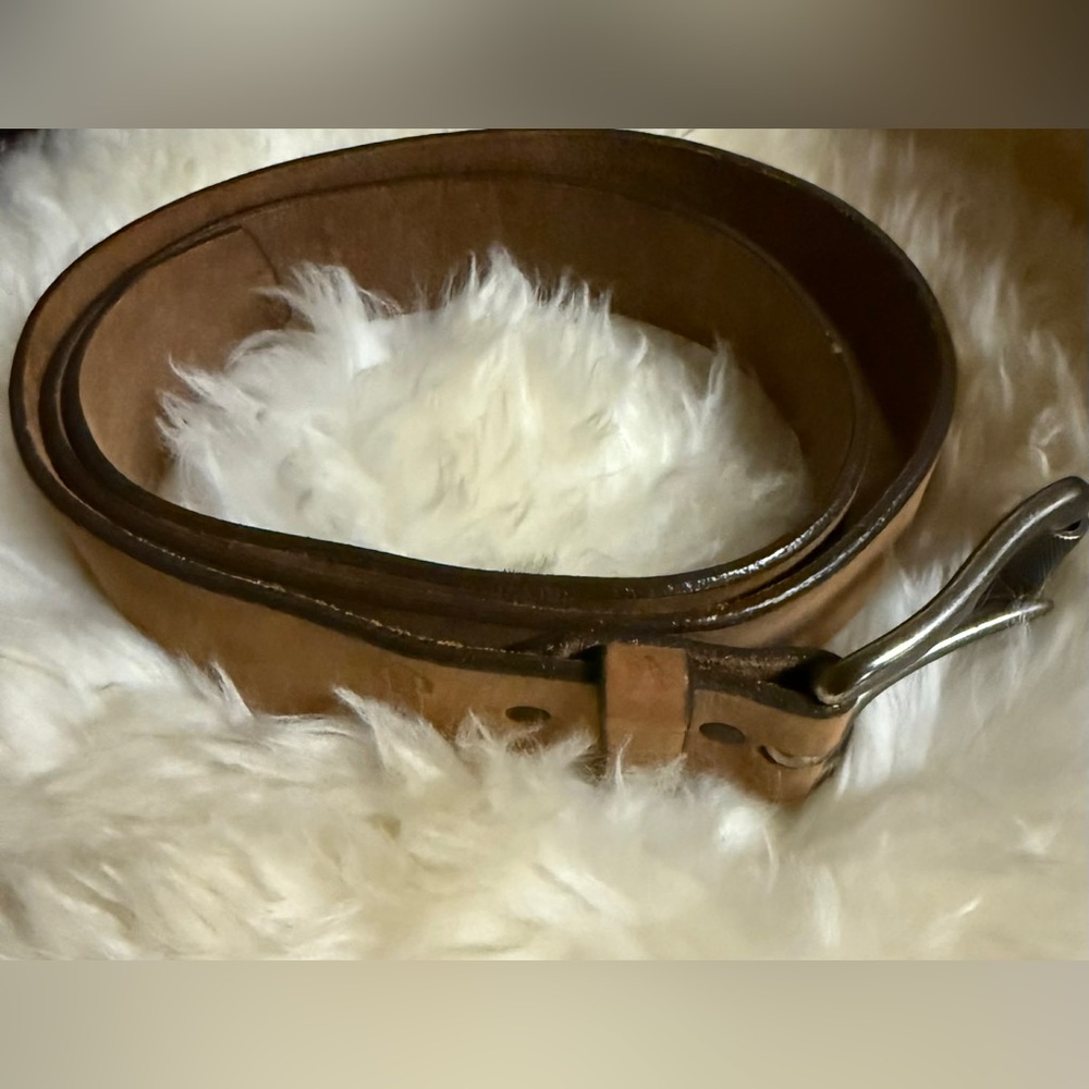 Brown Leather Belt